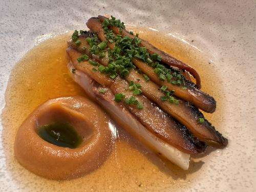 Sea Bream and mushroom starter Sea Bream and mushroom starter