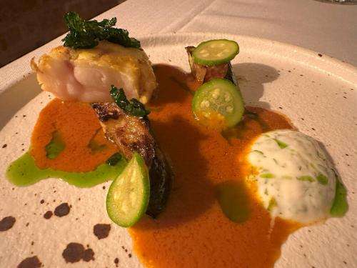 Monkfish, Thai curry, courgette Monkfish, Thai curry, courgette
