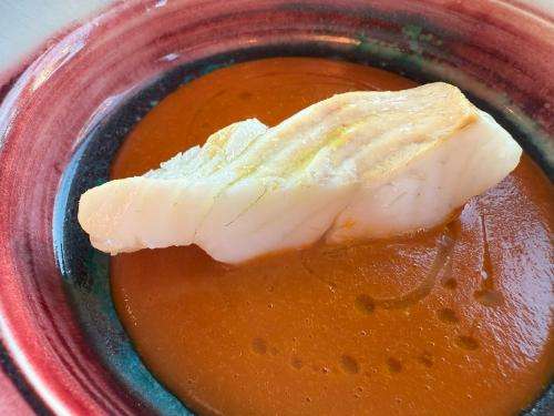 Turbot with a lobster sauce