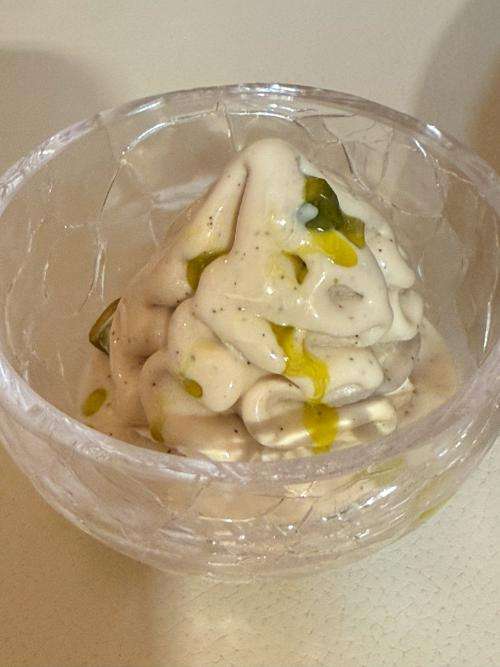 Roasted vanilla gelato