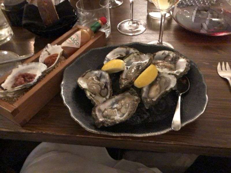 Half dozen oysters Half dozen oysters