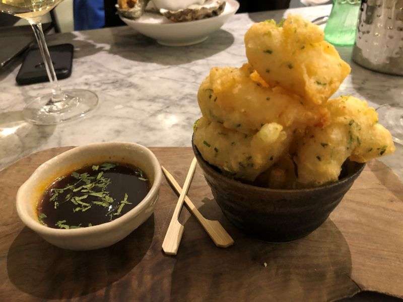 Tempura king prawns Tempura king prawns