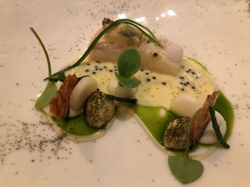 Turbot cooked on the bone