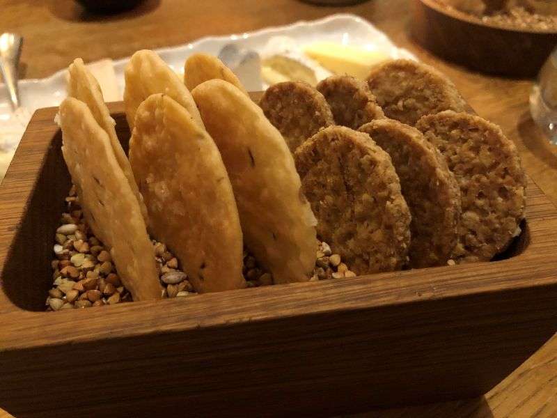 Excellent homemade cheese biscuit selection
