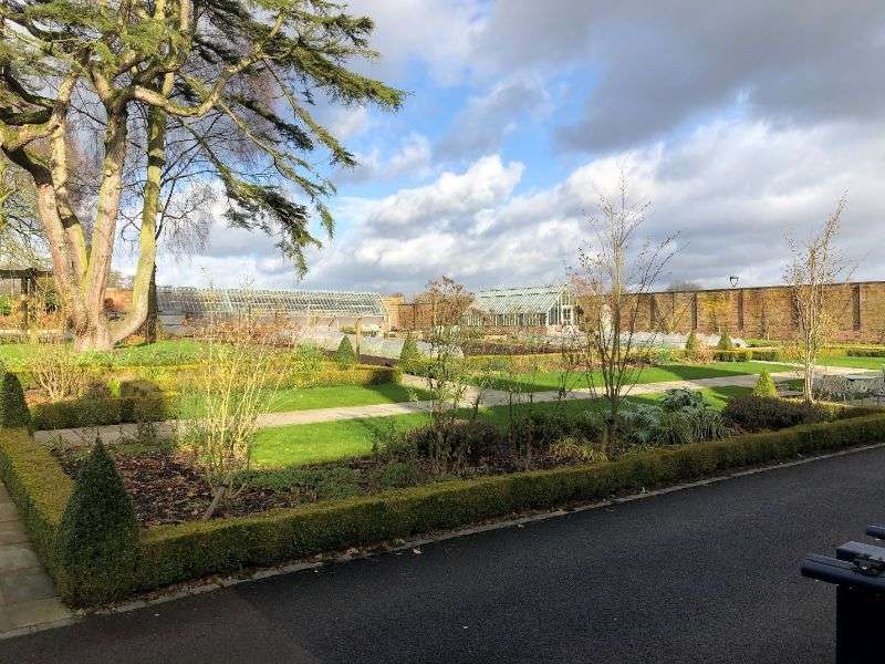 The walled vegetable garden