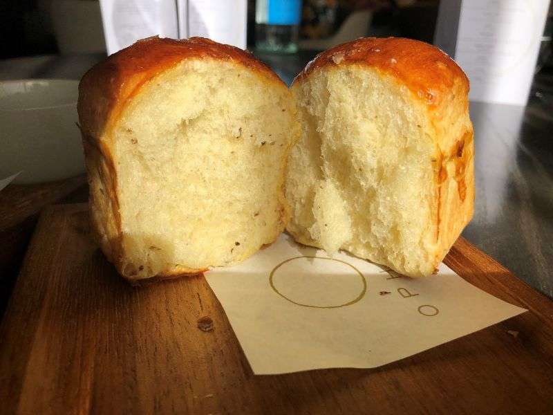 Pao – Milk loaf served with crispy lamb, shallot and coriander