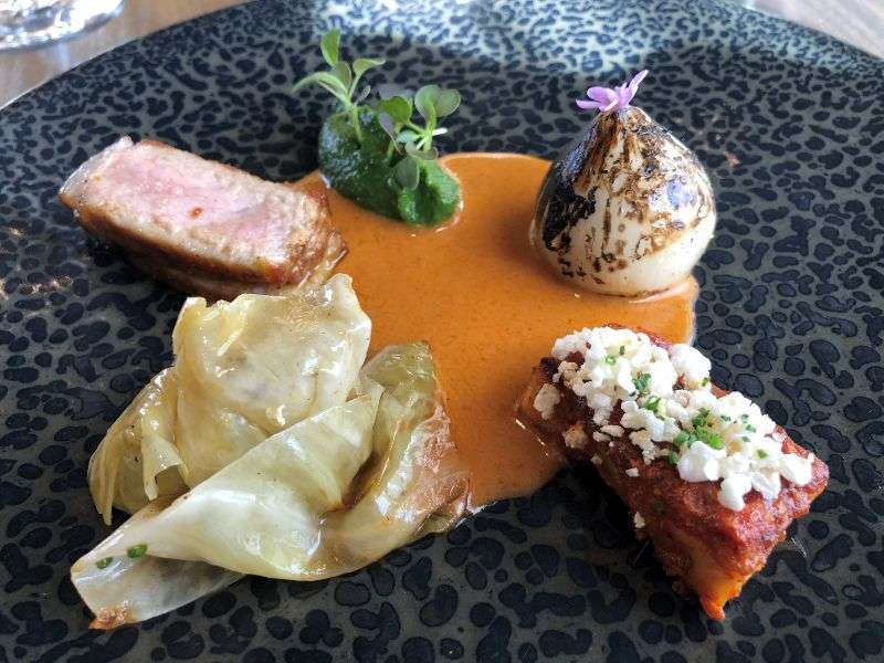 Dukra Maas – Mangalica pork marinated in a Kashmir jelly