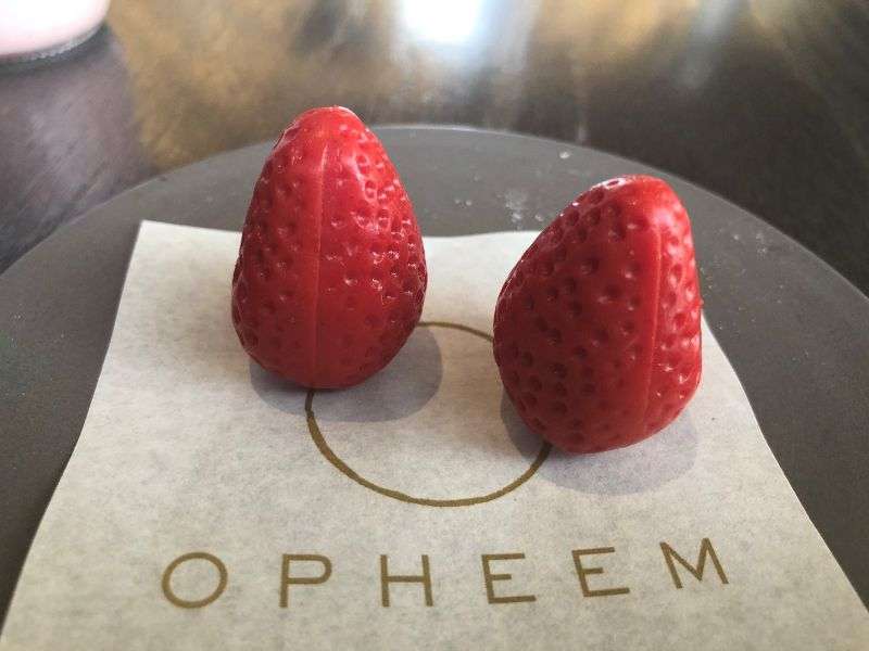 Lichfield Strawberries with a little strawberry vinegar