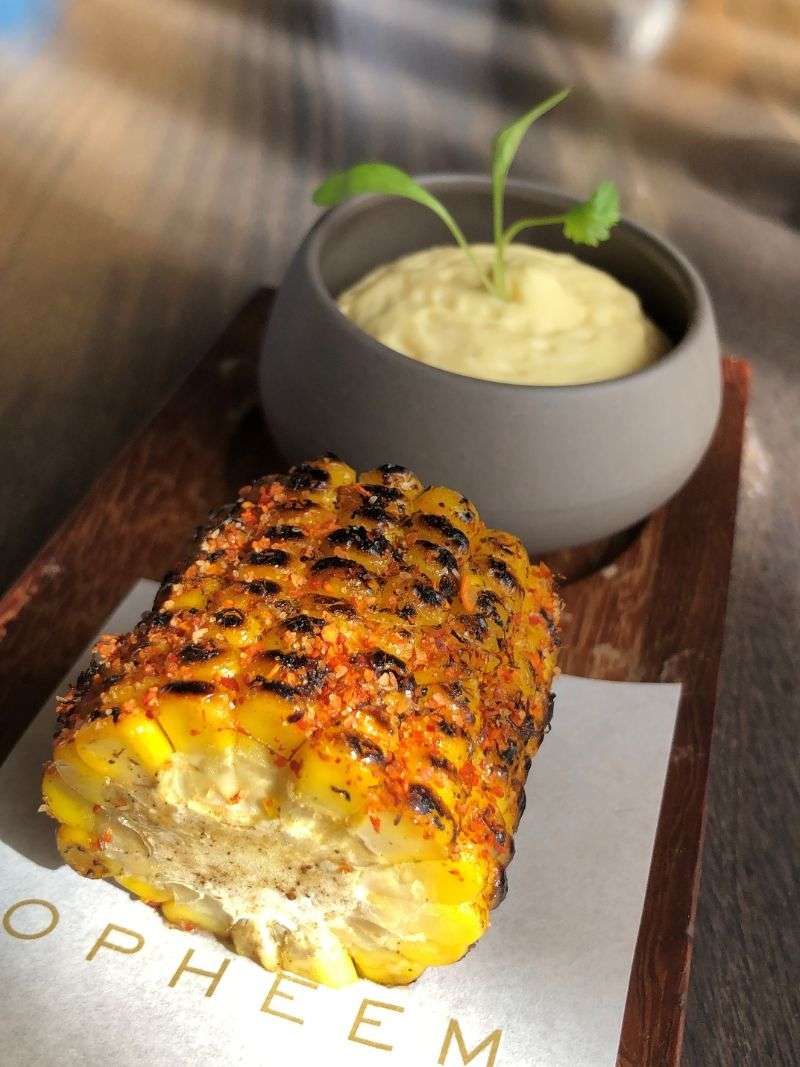 Bhutta – Grilled sweet corn, cooked over coals