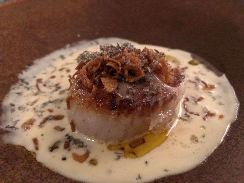 Roast scallop