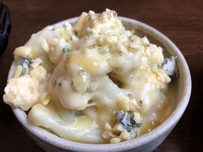 Cauliflower and blue cheese side dish Cauliflower and blue cheese side dish