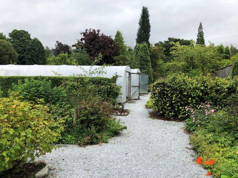 Walled garden and poly tunnels