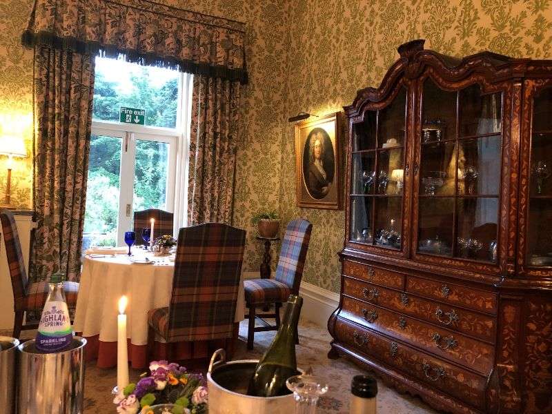 Inside the restaurant