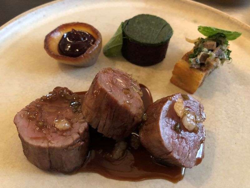 Main course of Hereford beef fillet