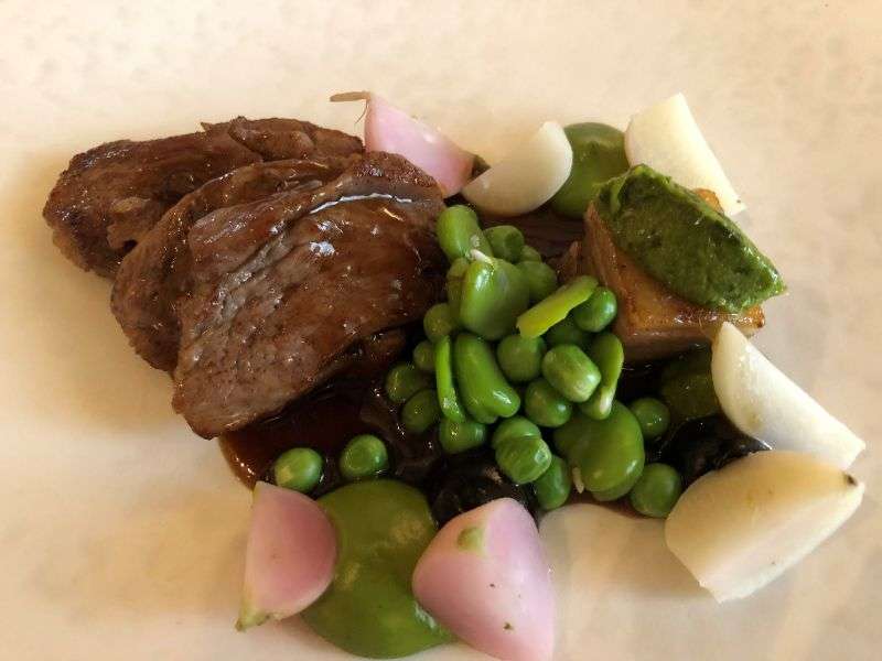 Roast Cornish herb fed lamb rump