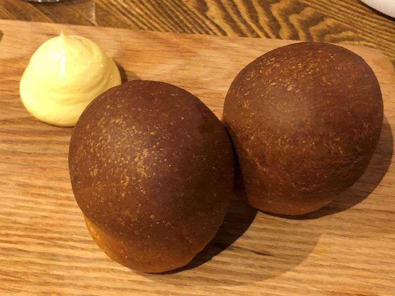 Parker House bread and cultured butter