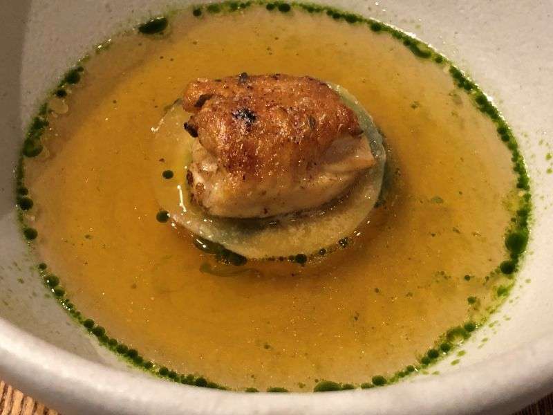 Confit chicken wing