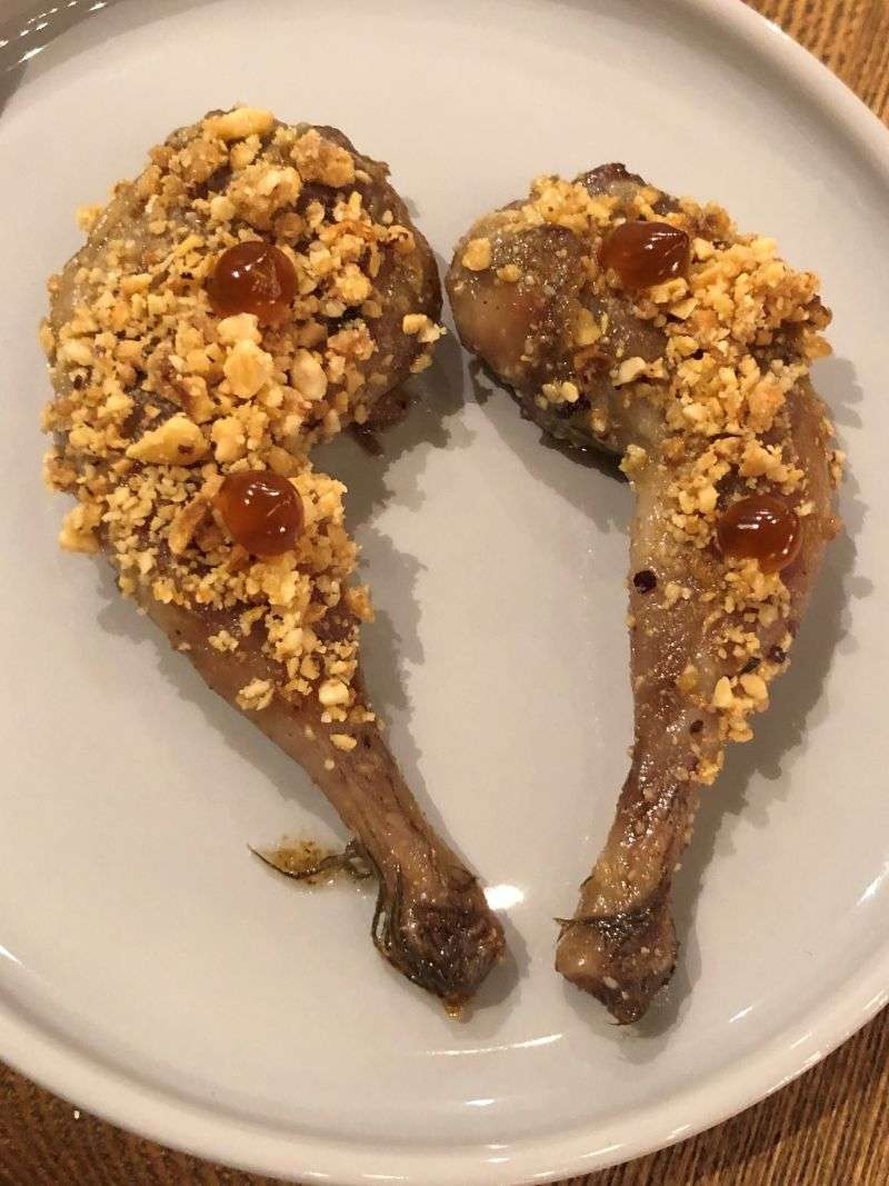 Confit quail legs