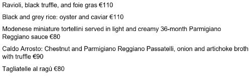 The Gastronome Restaurant Reviews - Osteria Francescana, Via Stella, 22, 41121 Modena MO, Italy